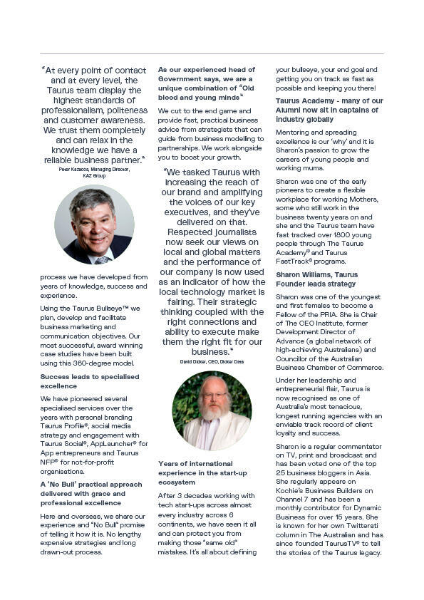 Welcome to Taurus third page