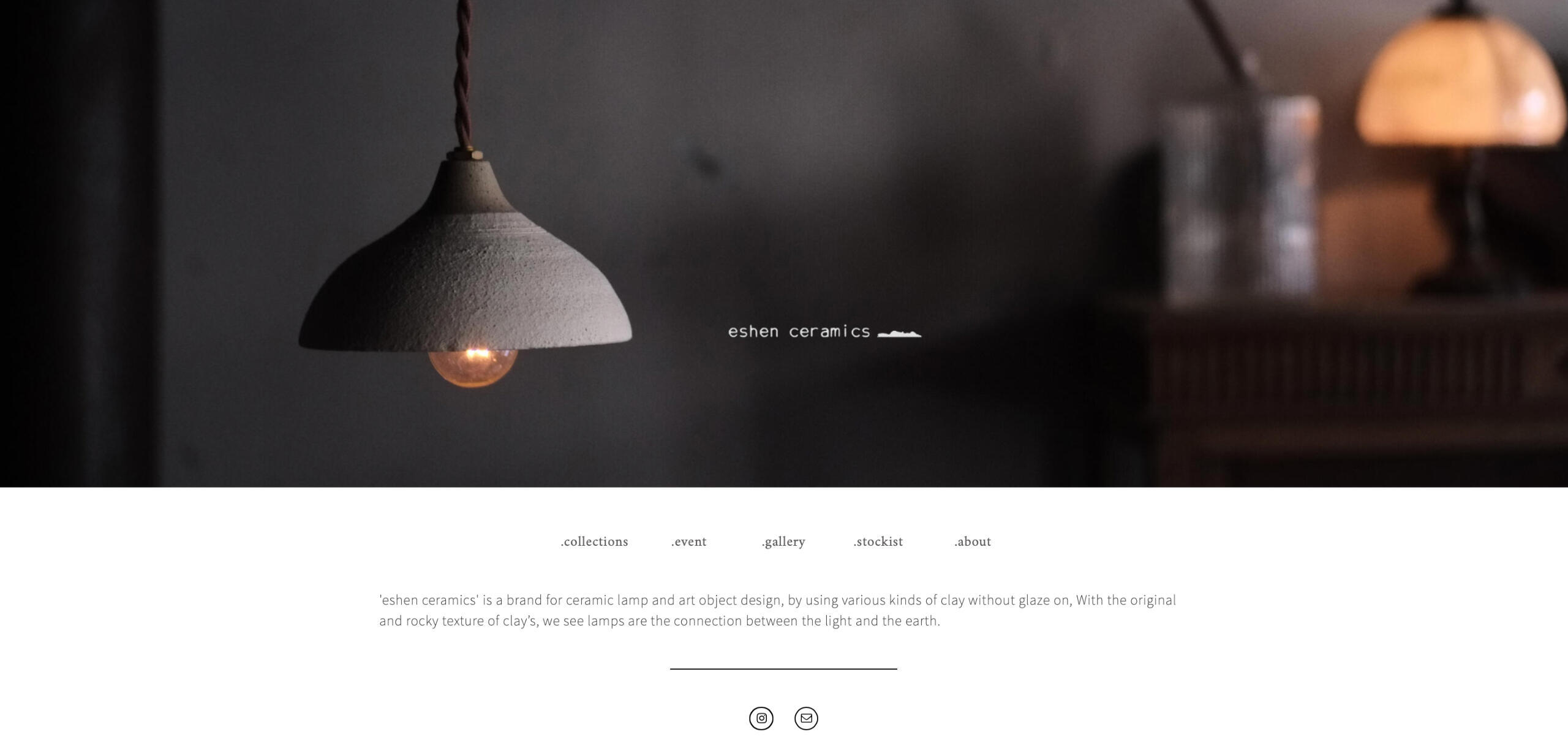 Eshen Ceramics website