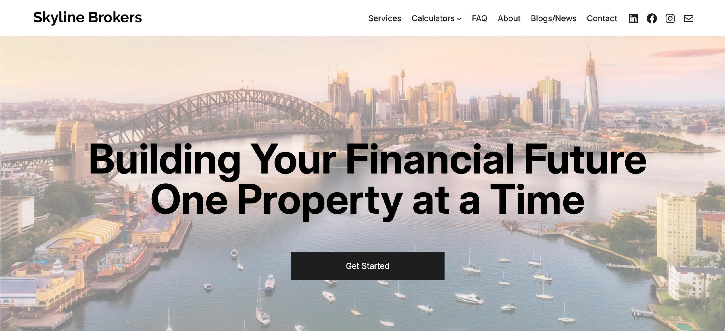 Skyline Brokers website